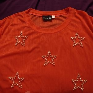 Pearl stars blouse